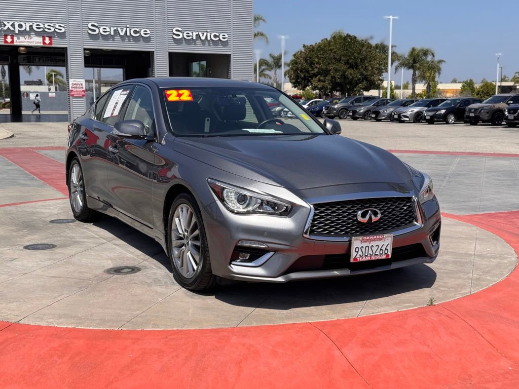 Used 2022 INFINITI Q50 Luxe w/ Cargo Package RWD image 2
