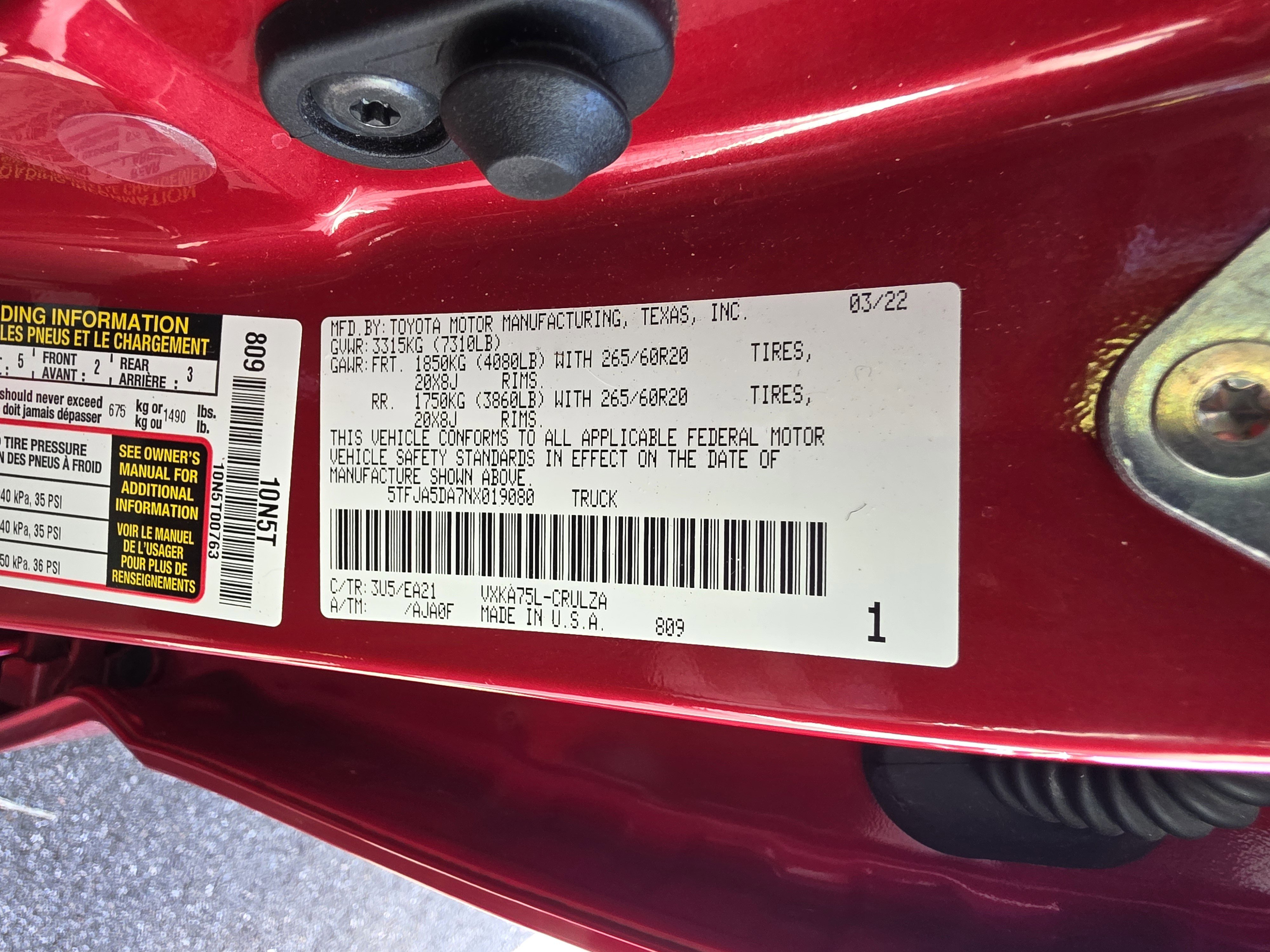 Used 2022 Toyota Tundra Limited image 33