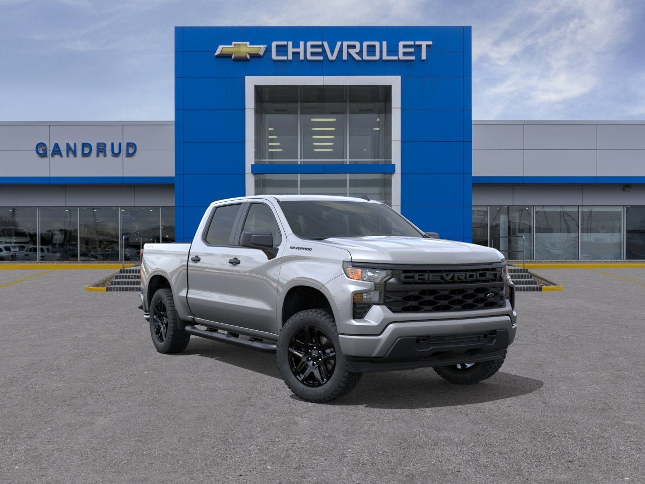 New 2026 Chevrolet Silverado 1500 Custom w/ Turbomax Blackout Package AWD/4WD image 25