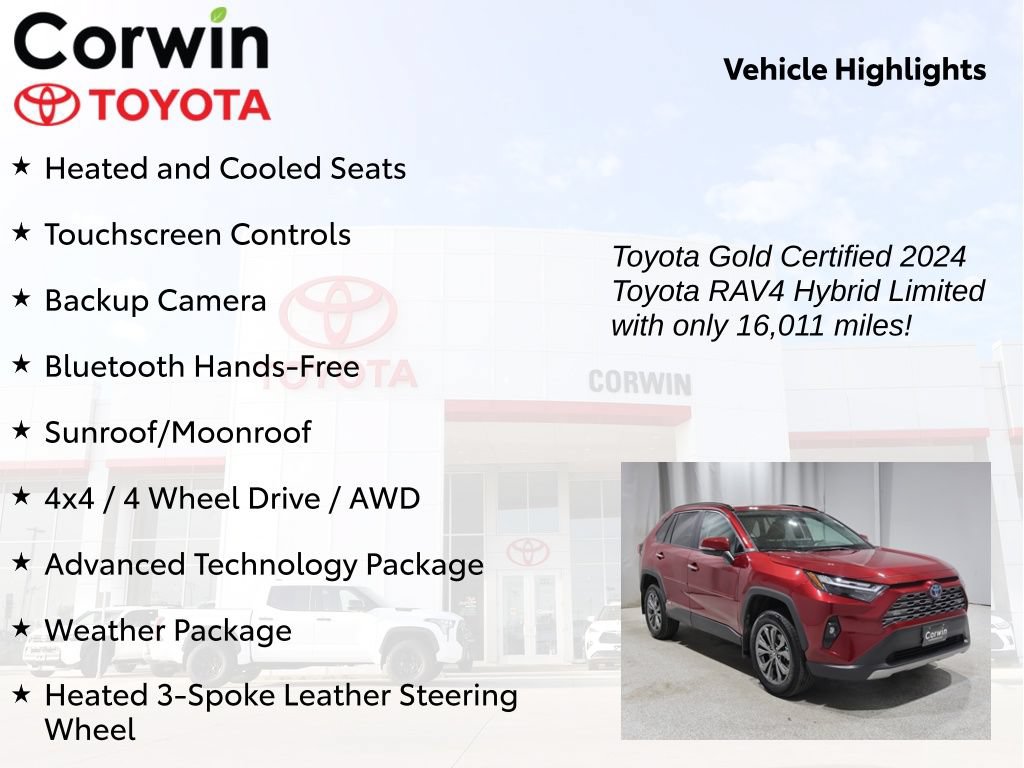 Certified 2024 Toyota RAV4 Limited w/ Advanced Technology Package AWD/4WD image 9