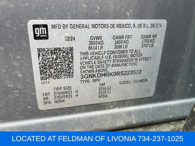 Used 2024 Chevrolet Blazer EV RS RWD image 10