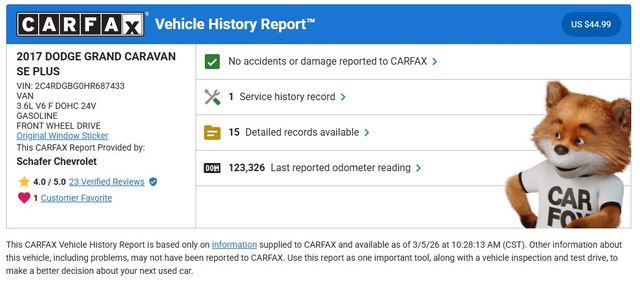 Used 2017 Dodge Grand Caravan SE image 5
