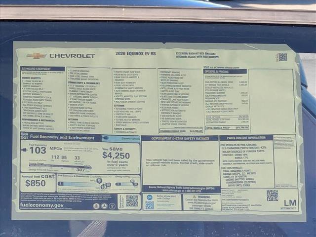 New 2026 Chevrolet Equinox EV RS image 18