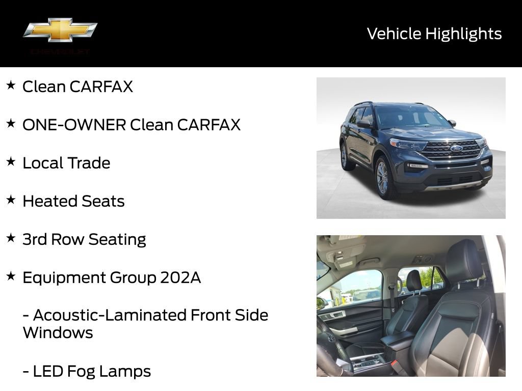 Used 2022 Ford Explorer XLT w/ Equipment Group 202A AWD/4WD image 20