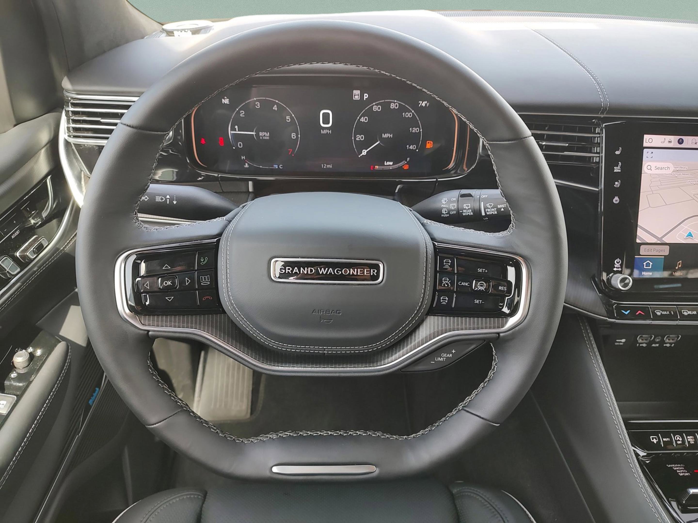 New 2025 Jeep Grand Wagoneer Series II Obsidian w/ Quick Order Packagew 28T image 12