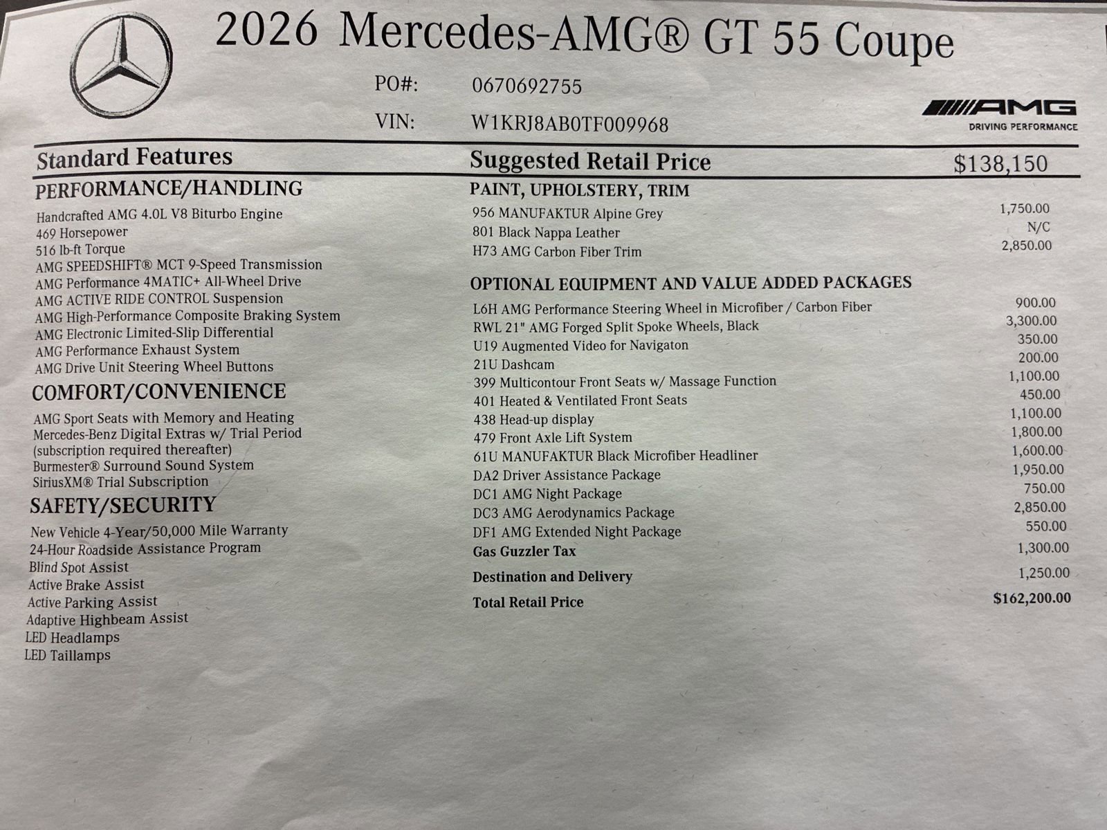 New 2026 Mercedes-Benz AMG GT 55 image 25