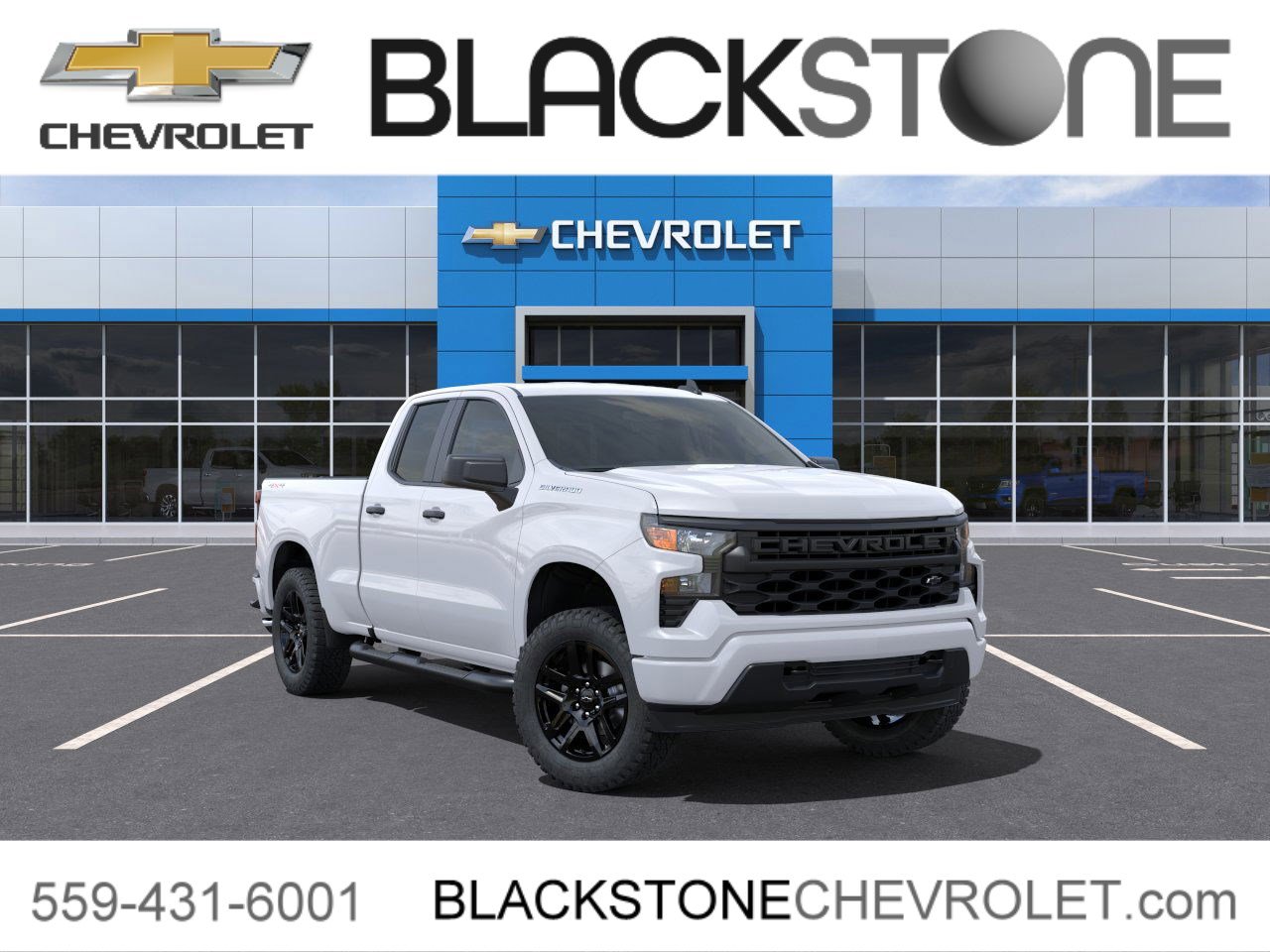 New 2025 Chevrolet Silverado 1500 Custom w/ Turbomax Blackout Package