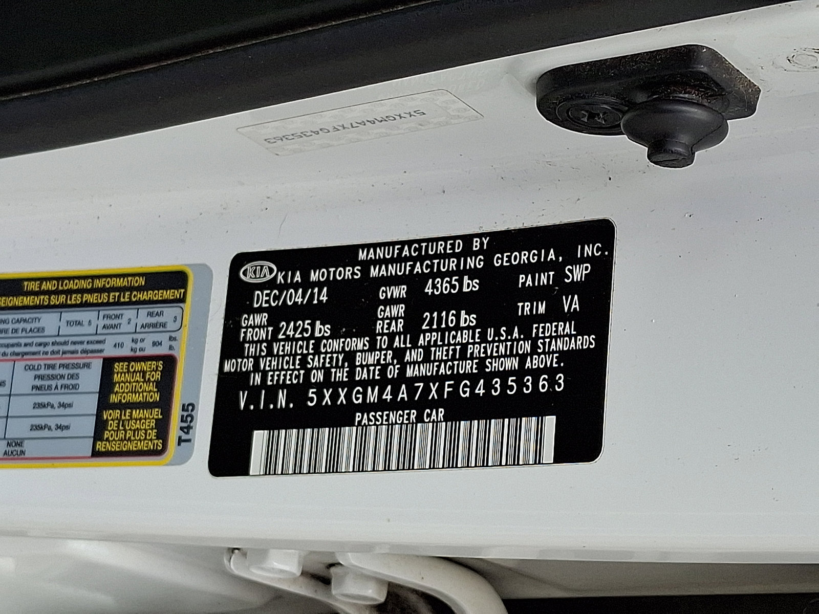 Used 2015 Kia Optima LX FWD image 26