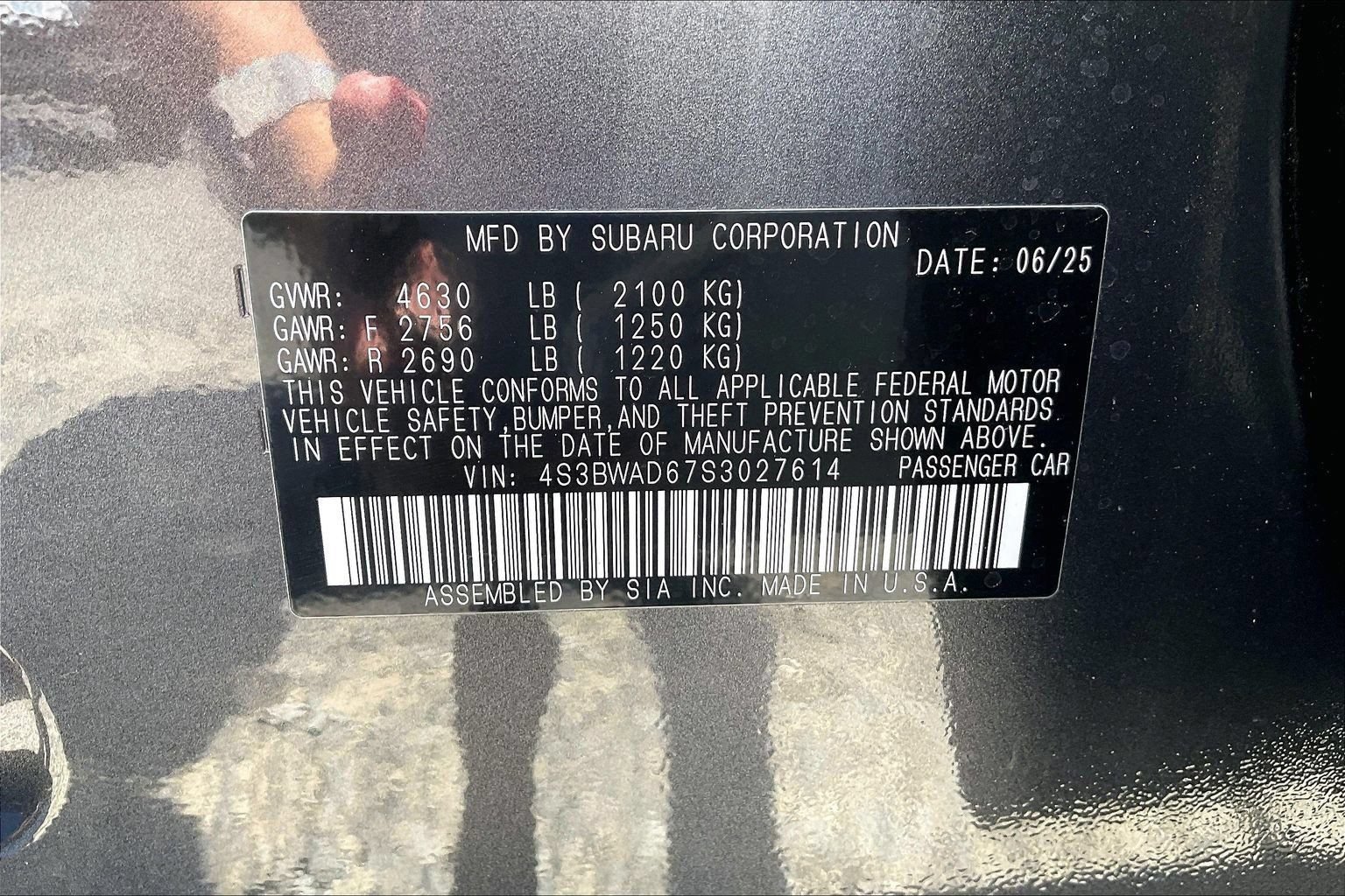 Certified 2025 Subaru Legacy Premium AWD/4WD image 33