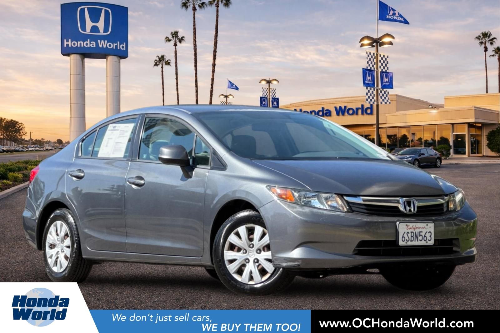 Used 2012 Honda Civic LX image 1