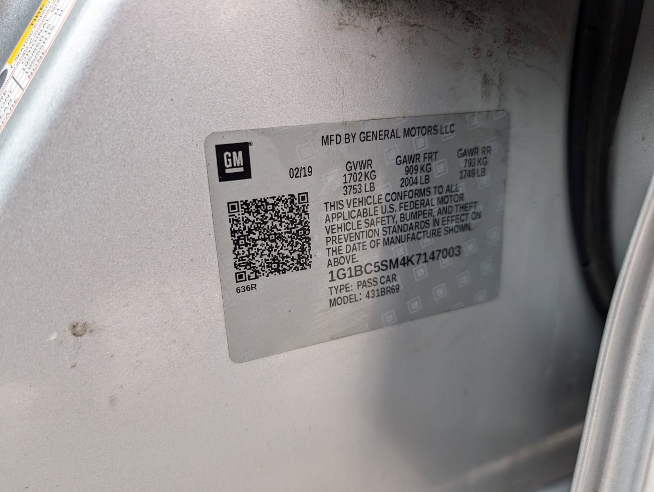 Used 2019 Chevrolet Cruze LS image 25