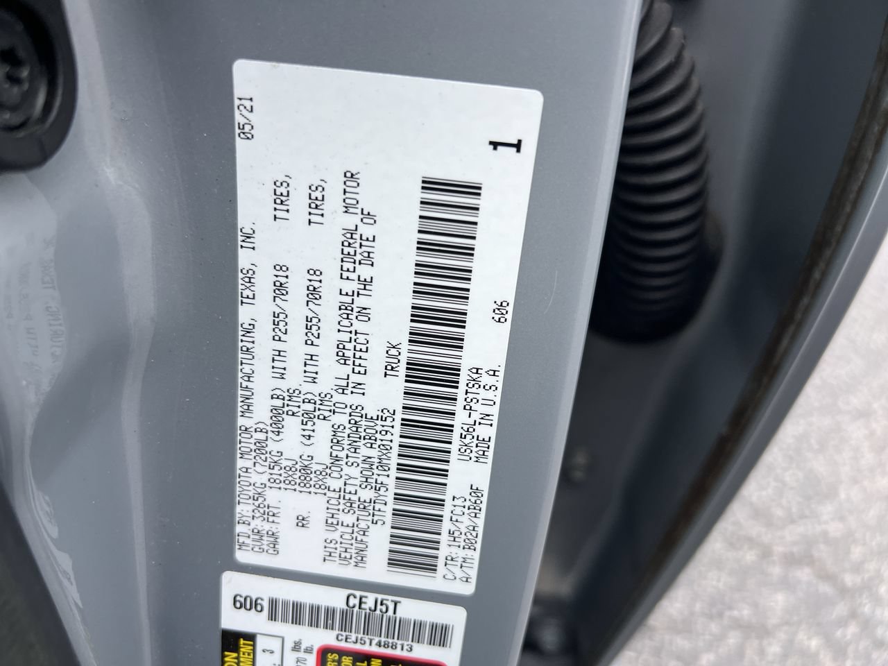 Used 2021 Toyota Tundra SR5 w/ SR5 Upgrade Package AWD/4WD image 36