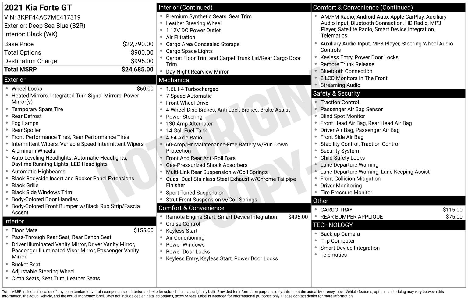 Used 2021 Kia Forte GT image 34