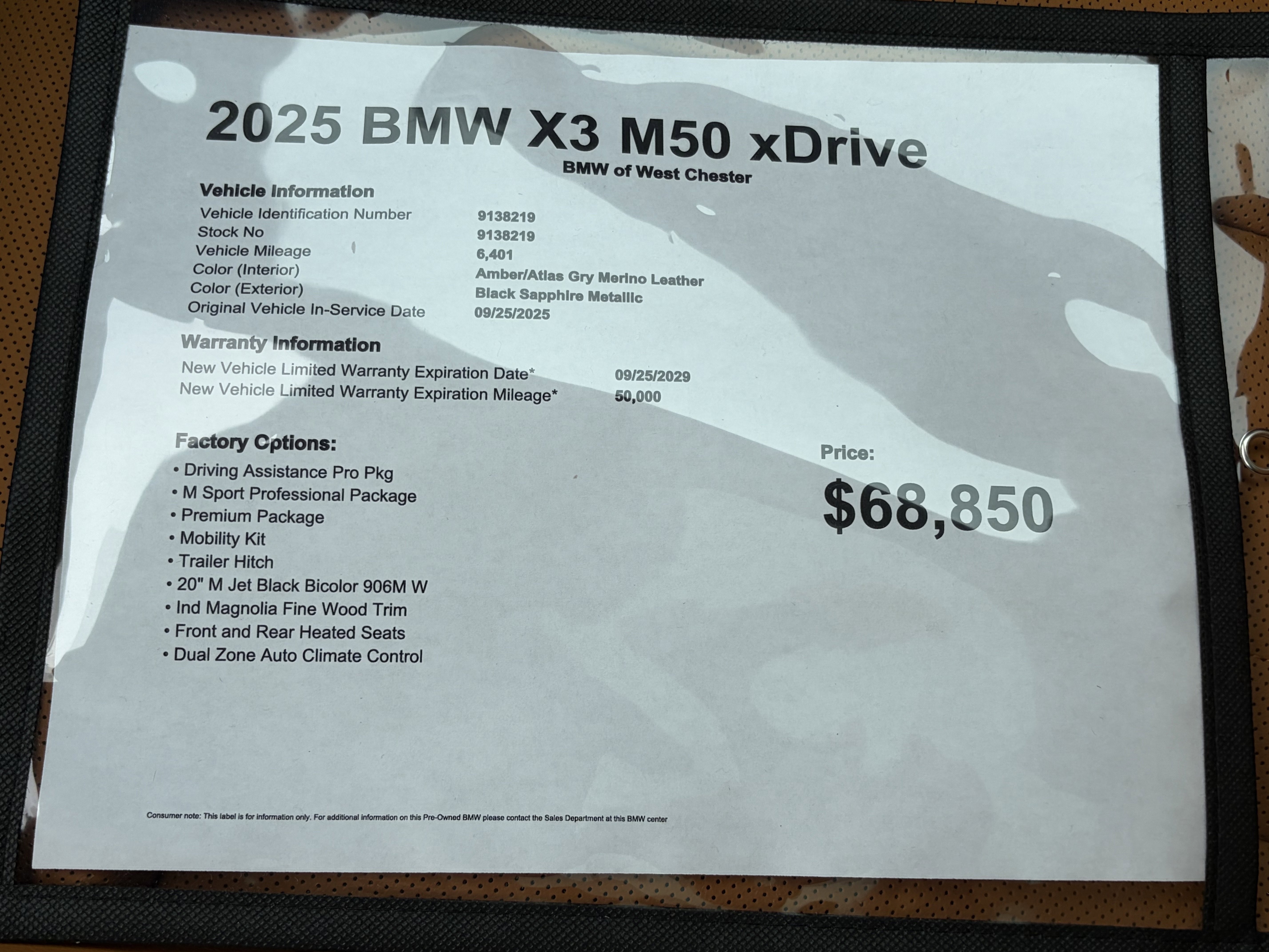 Used 2025 BMW X3 M50 AWD/4WD image 19