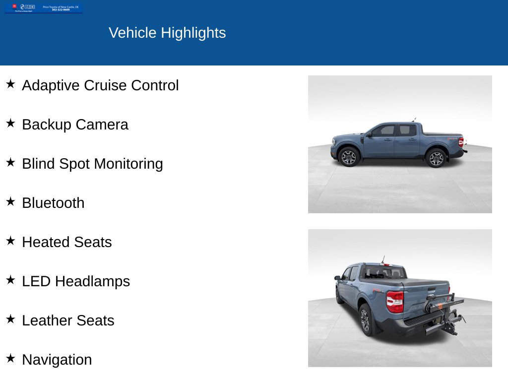 Used 2024 Ford Maverick Lariat w/ FX4 Off-Road Package AWD/4WD image 2