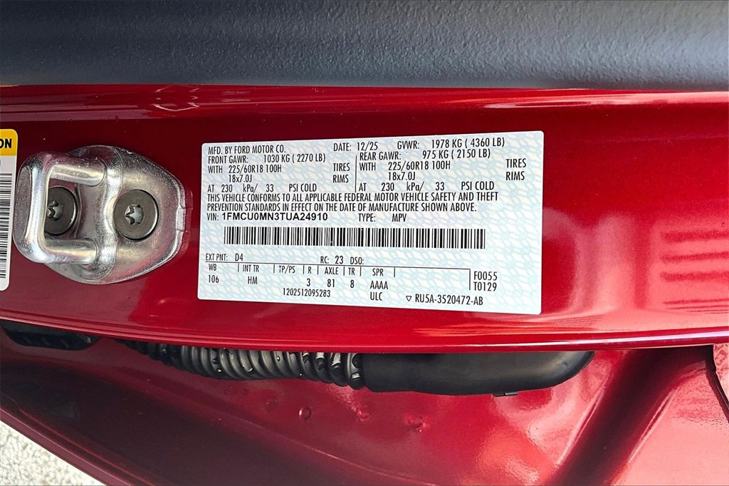 New 2026 Ford Escape ST-Line w/ Cold Weather Package image 8