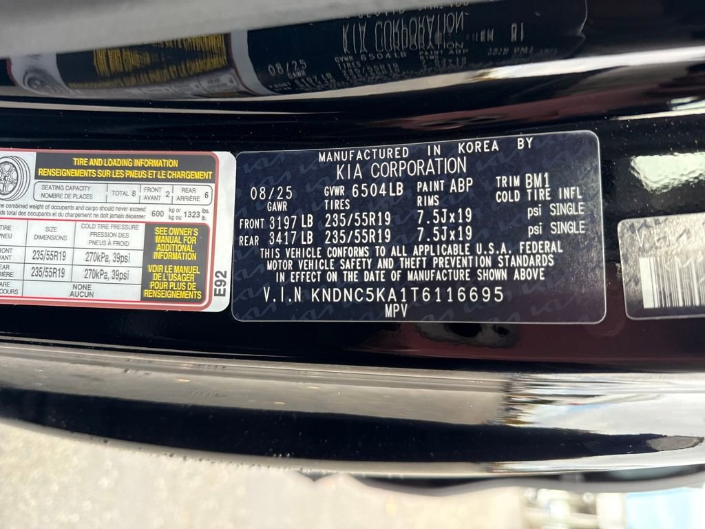 New 2026 Kia Carnival EX image 20