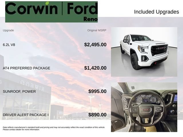 Used 2019 GMC Sierra 1500 AT4 w/ AT4 Preferred Package AWD/4WD image 3