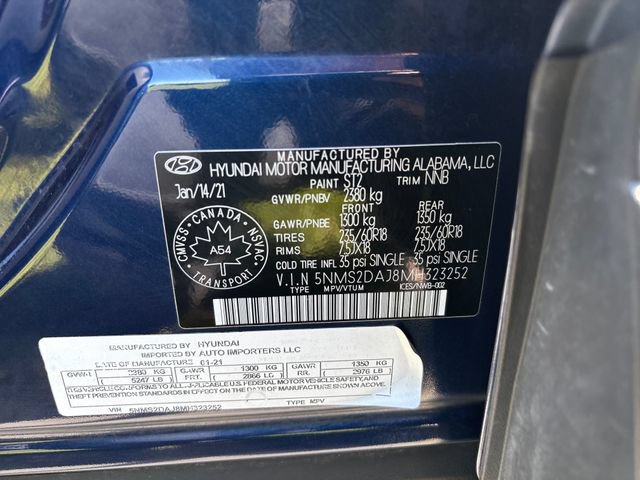 Used 2021 Hyundai Santa Fe SEL AWD/4WD image 31