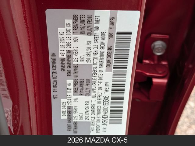 New 2026 MAZDA CX-5 2.5 S w/ Premium Package AWD/4WD image 32