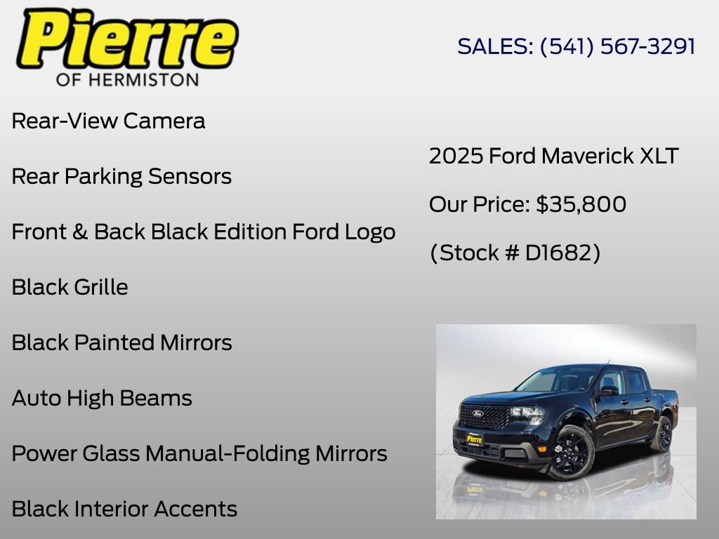 New 2025 Ford Maverick XLT w/ Black Appearance Package image 20