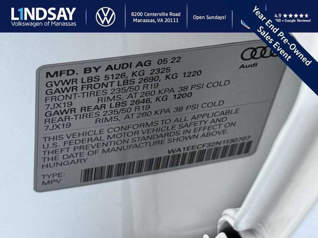 Used 2022 Audi Q3 2.0T Premium Plus image 26