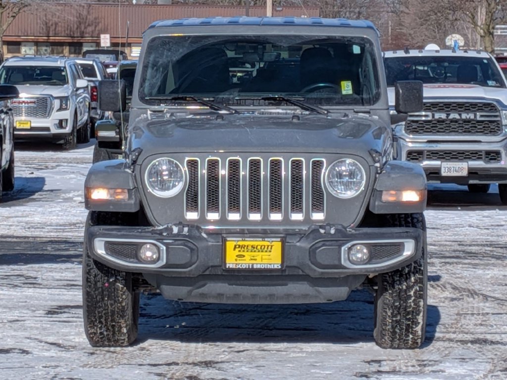 Used 2021 Jeep Wrangler Unlimited Sahara w/ Uconnect 4C Nav & Sound Group AWD/4WD image 2