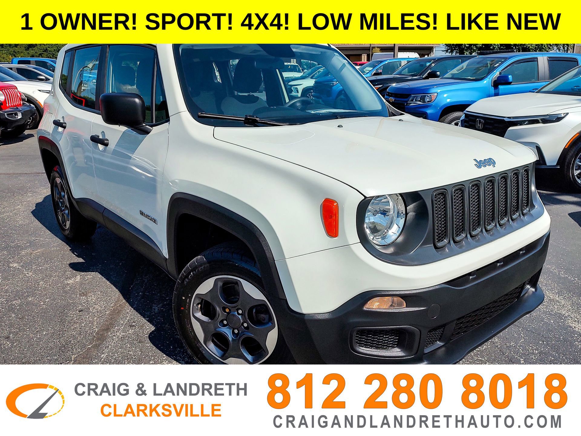 Used 2016 Jeep Renegade Sport w/ Power & Air Group