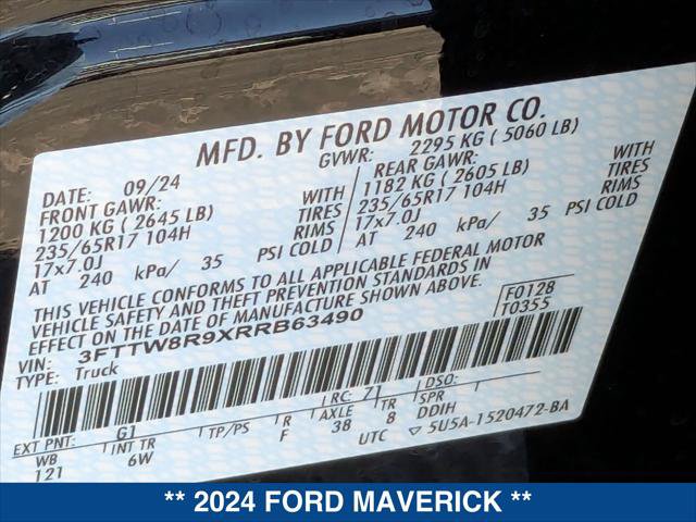 New 2024 Ford Maverick Tremor w/ Tremor Off-Road Package AWD/4WD image 21