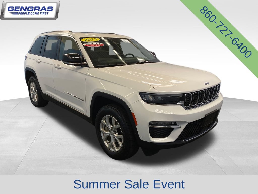 Certified 2023 Jeep Grand Cherokee Limited w/ Luxury Tech Group II