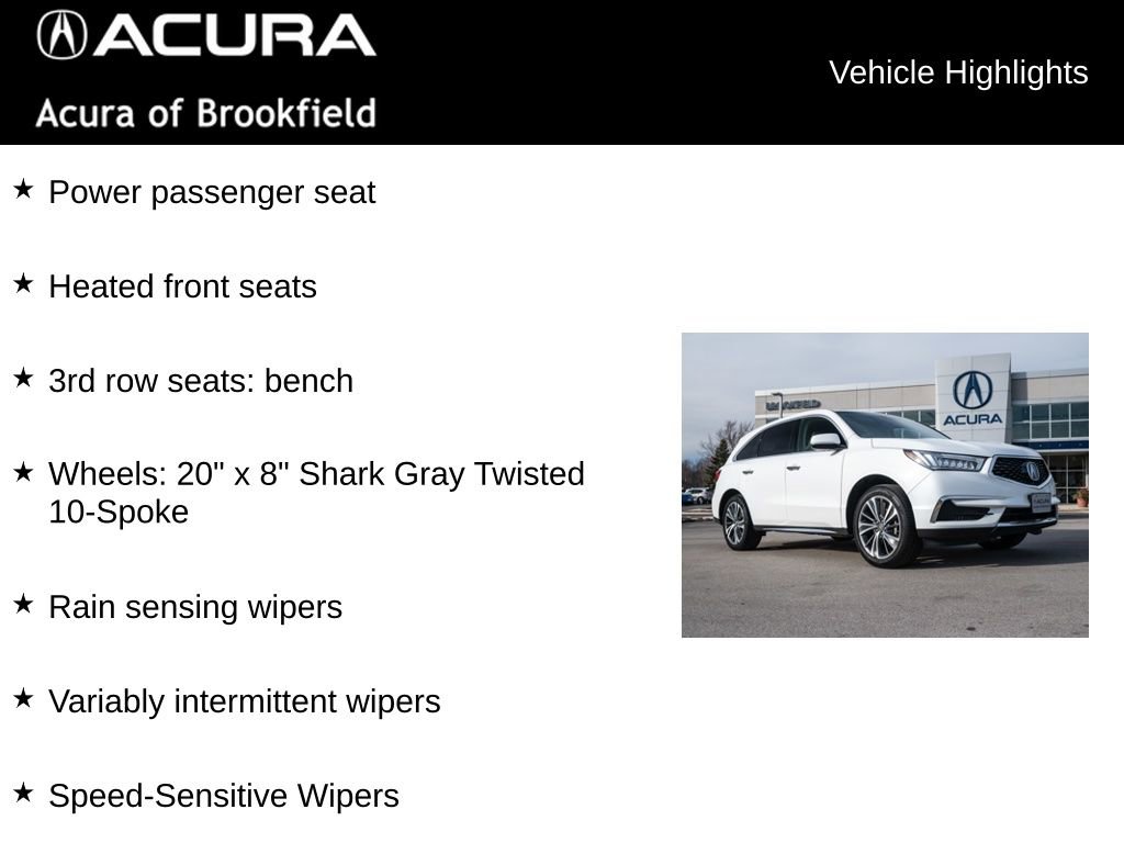 Certified 2020 Acura MDX SH-AWD w/ Technology Package image 20
