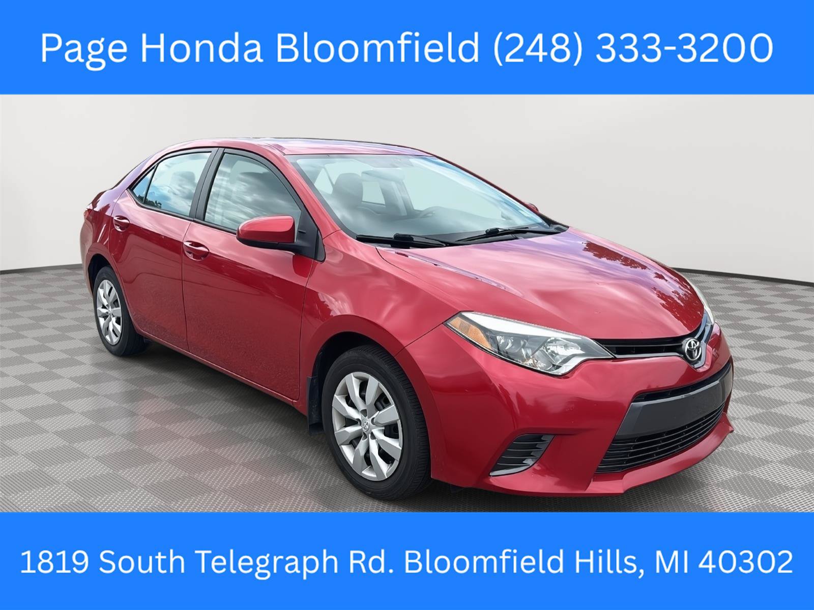 Used 2016 Toyota Corolla LE FWD image 1