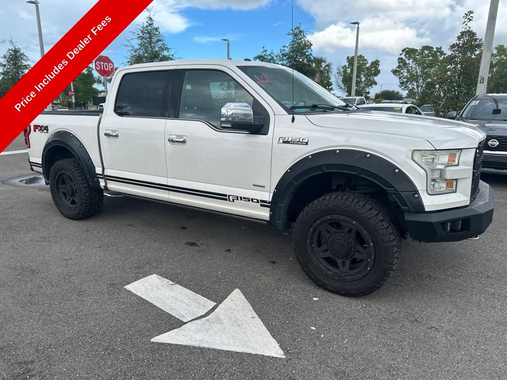 Used 2016 Ford F150 Platinum w/ Equipment Group 701A Luxury AWD/4WD image 3