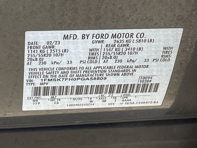 Used 2023 Ford Explorer Limited RWD image 32
