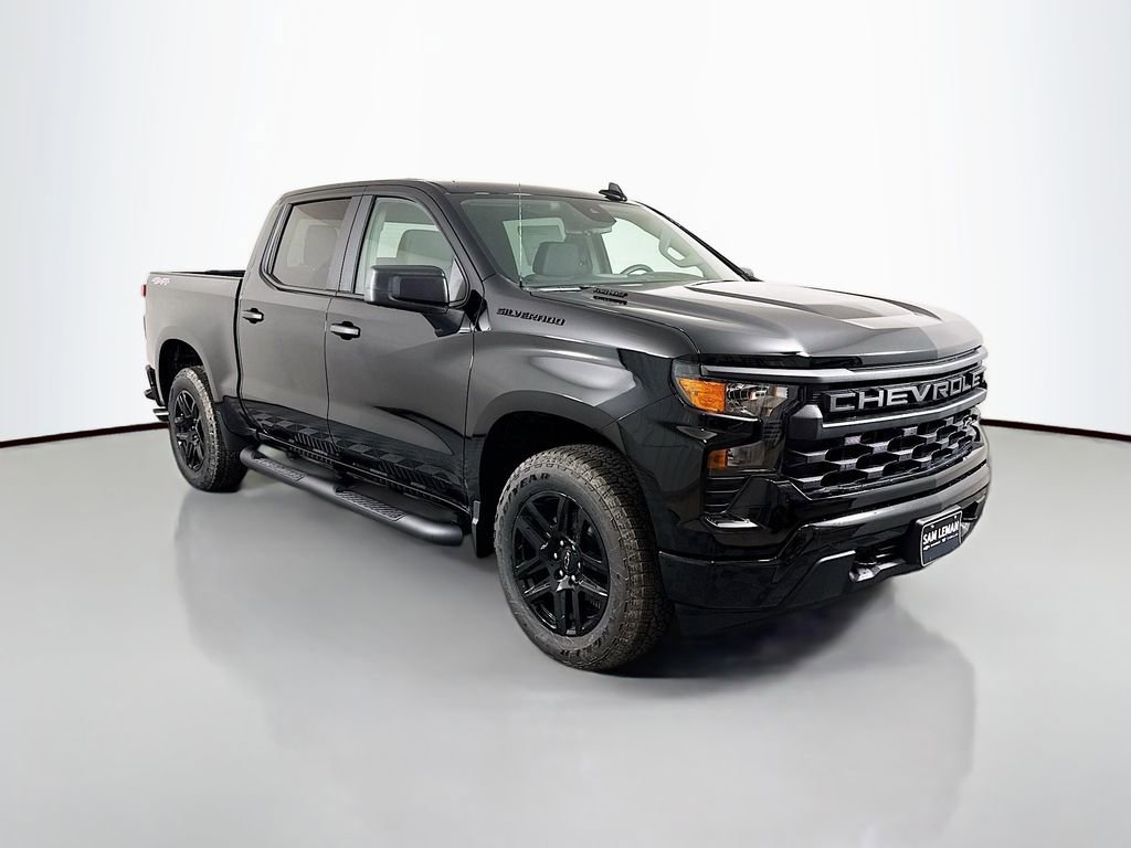 New 2026 Chevrolet Silverado 1500 Custom w/ Turbomax Blackout Package image 1