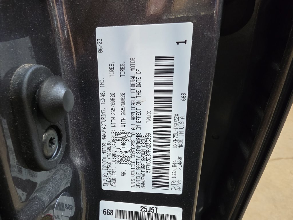 Used 2023 Toyota Tundra 1794 Edition w/ TRD Off-Road Package AWD/4WD image 27