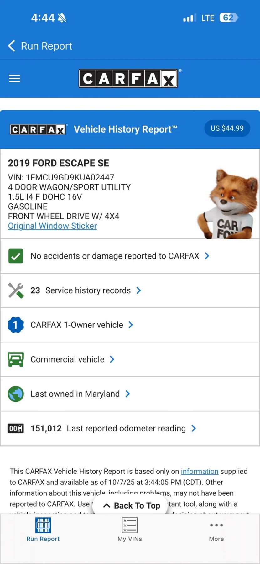 Used 2019 Ford Escape SE AWD/4WD image 21