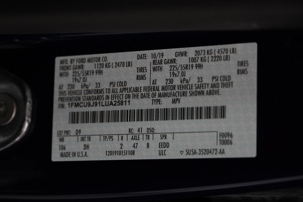 Used 2020 Ford Escape Titanium AWD/4WD image 59
