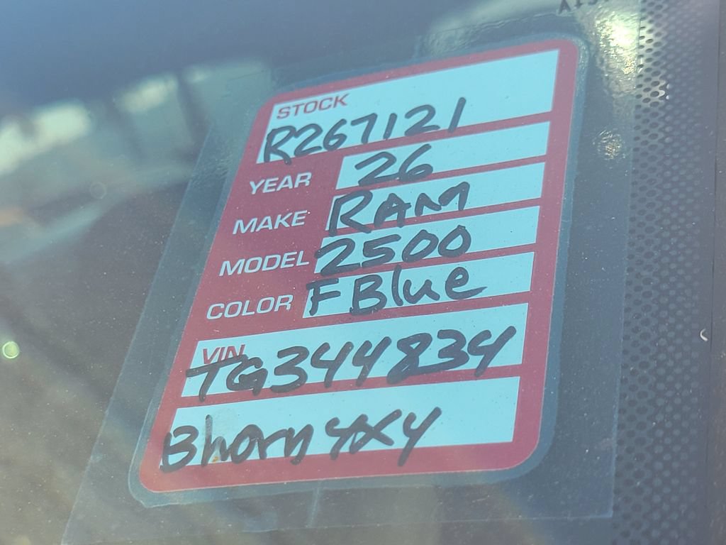 New 2026 RAM 2500 Big Horn AWD/4WD image 27