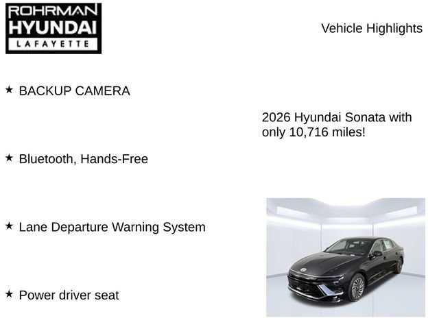 Used 2026 Hyundai Sonata SEL FWD image 7