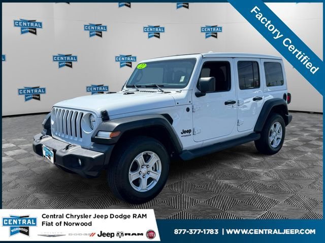 Certified 2022 Jeep Wrangler Unlimited Sport w/ Sun And Sound Package