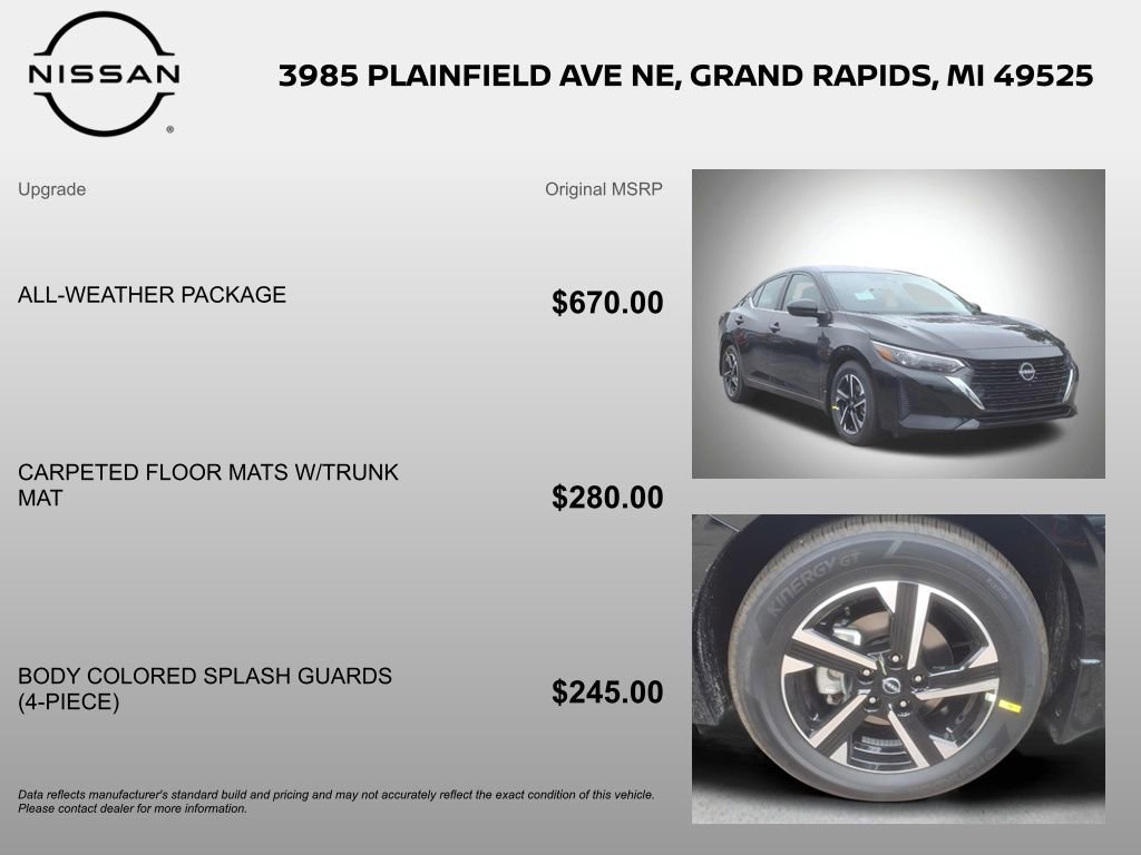 New 2025 Nissan Sentra SV w/ All-Weather Package image 6