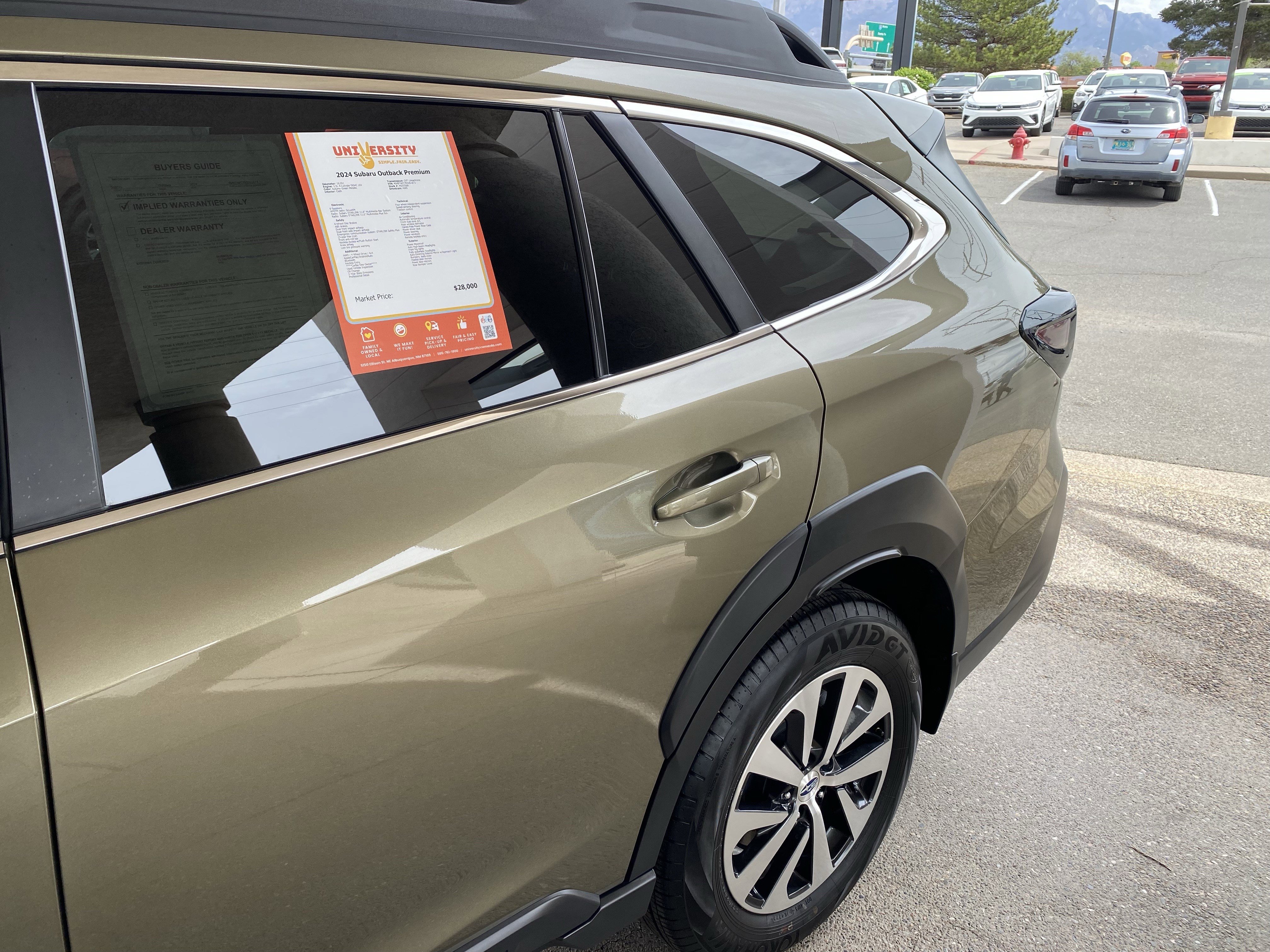 Used 2024 Subaru Outback Premium AWD/4WD image 62