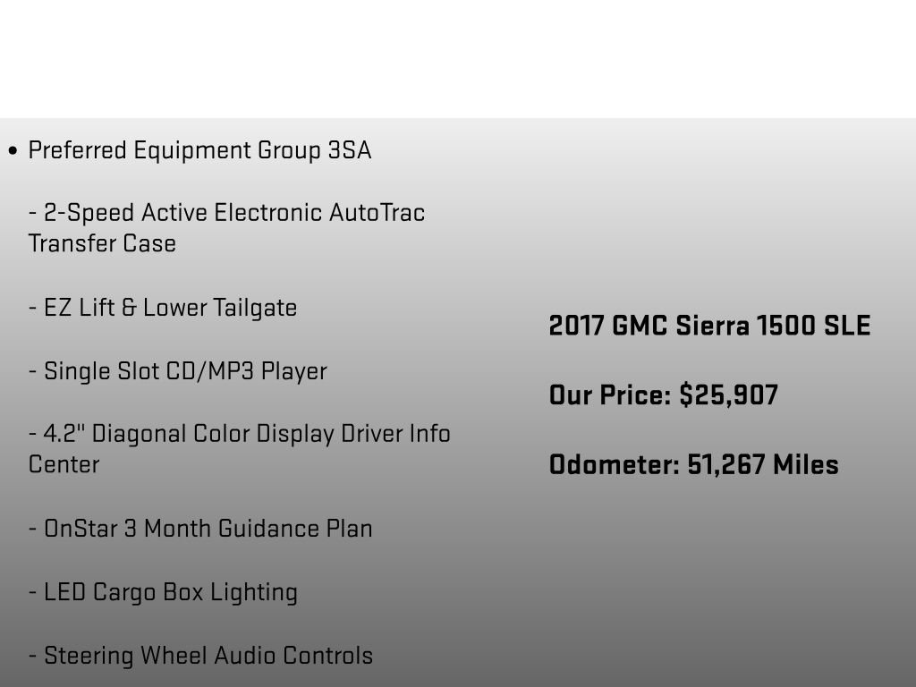 Used 2017 GMC Sierra 1500 SLE w/ SLE Value Package image 18