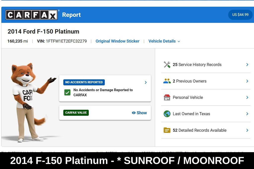 Used 2014 Ford F150 Platinum AWD/4WD image 9