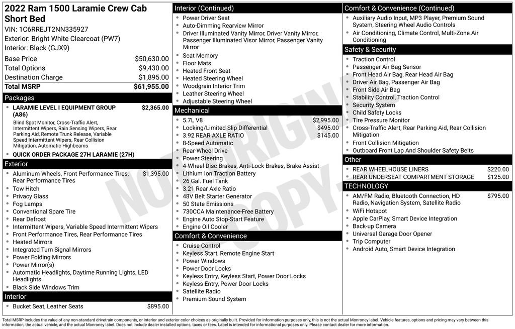 Used 2022 RAM 1500 Laramie image 37