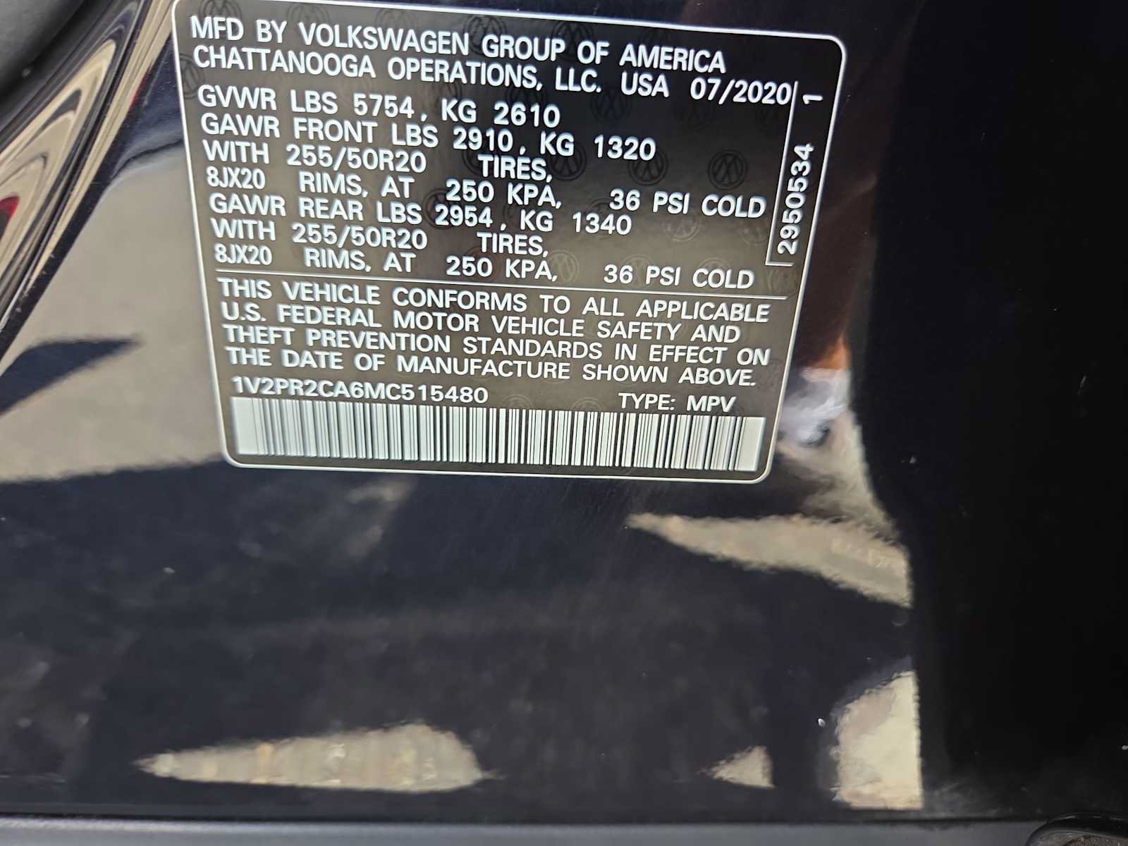 Used 2021 Volkswagen Atlas SE w/ Panoramic Sunroof Package FWD image 29