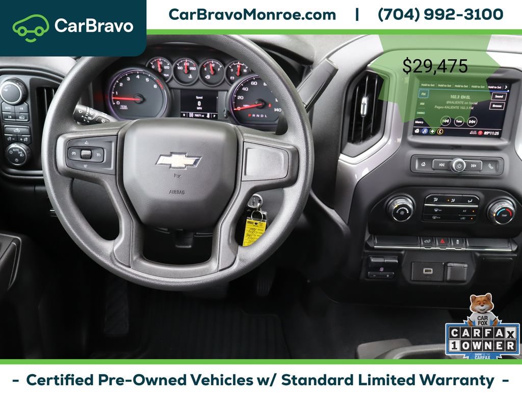 Certified 2020 Chevrolet Silverado 1500 Custom w/ Custom Value Package AWD/4WD image 22
