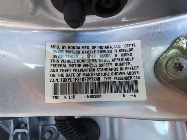 Used 2019 Honda Civic EX image 26