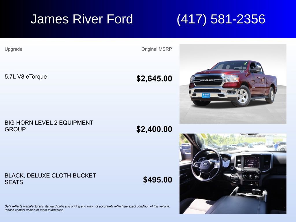 Used 2019 RAM 1500 Big Horn image 5